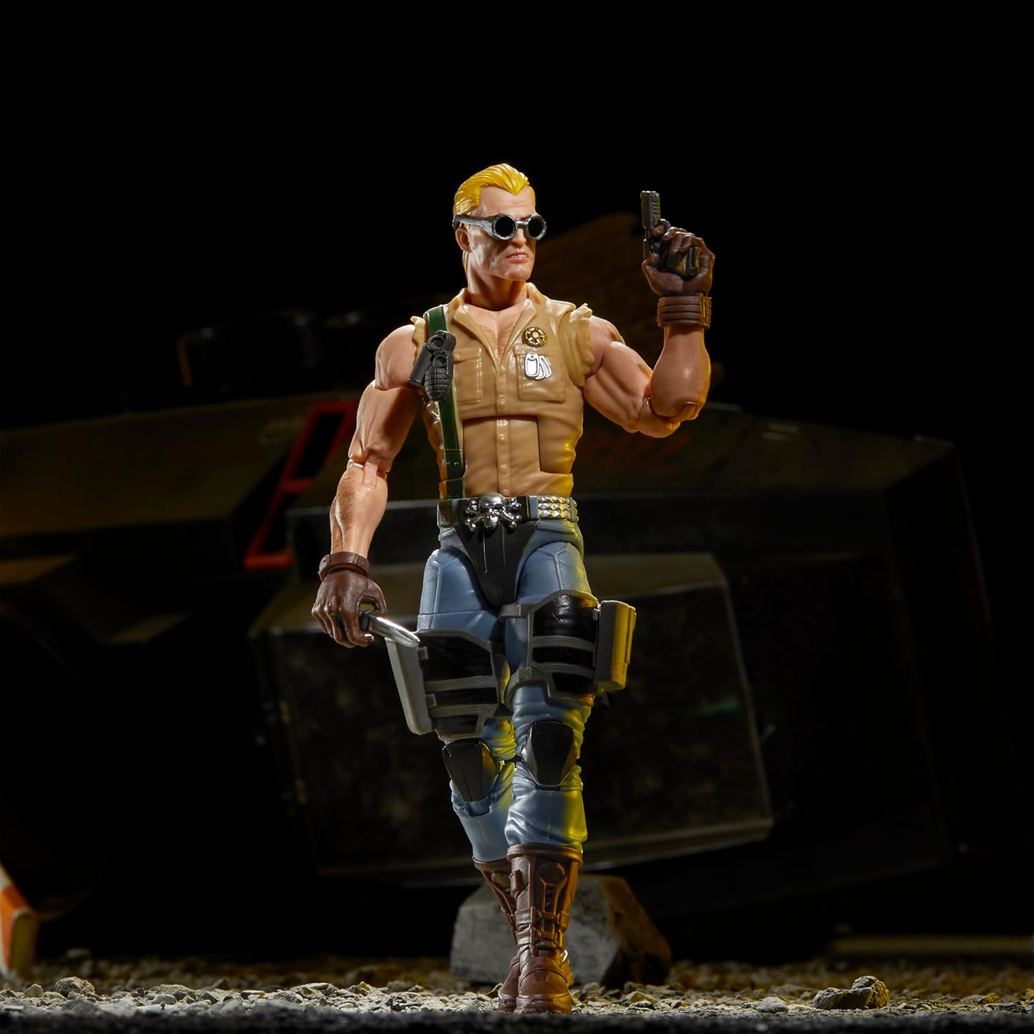 G.I. Joe Classified Series Dreadnok Buzzer, figura de acción coleccionable, 106, figuras de acción de 6 pulgadas para niños y niñas, con 6 piezas de