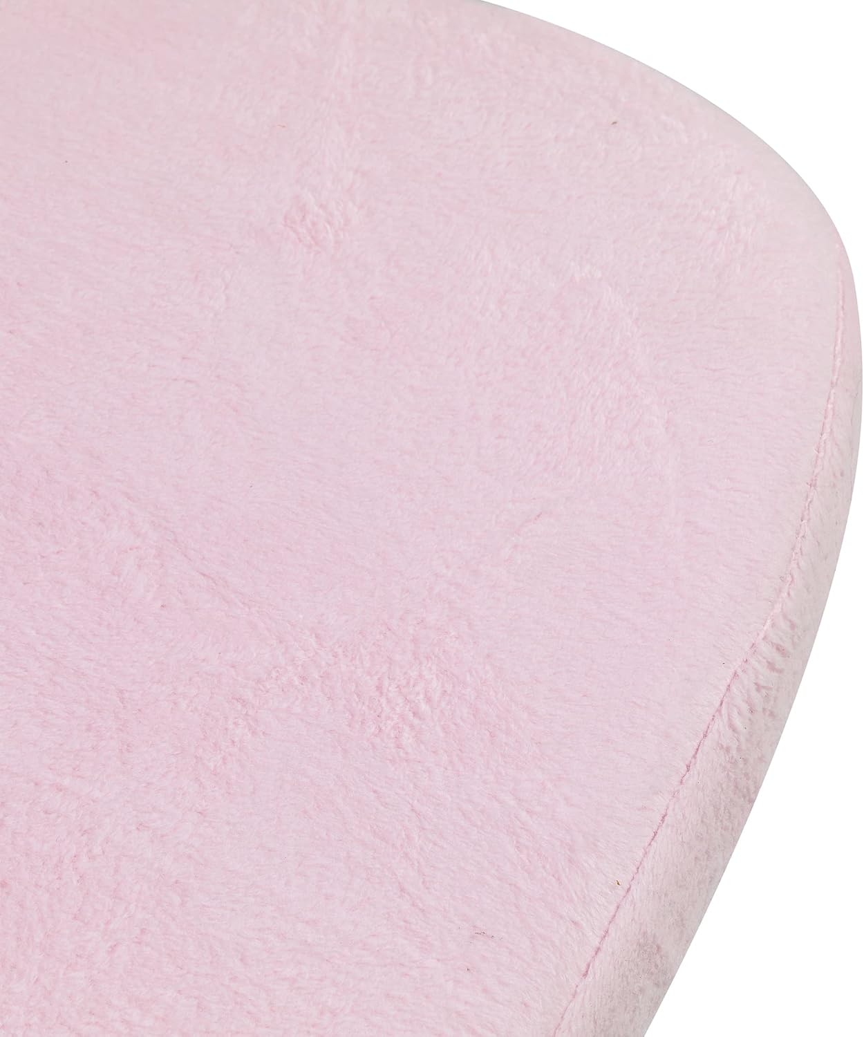 LEEJAY Silla de escritorio mullida para niñas adolescentes  Silla de computadora de niña elegante con base de metal blanco  Silla ergonómica