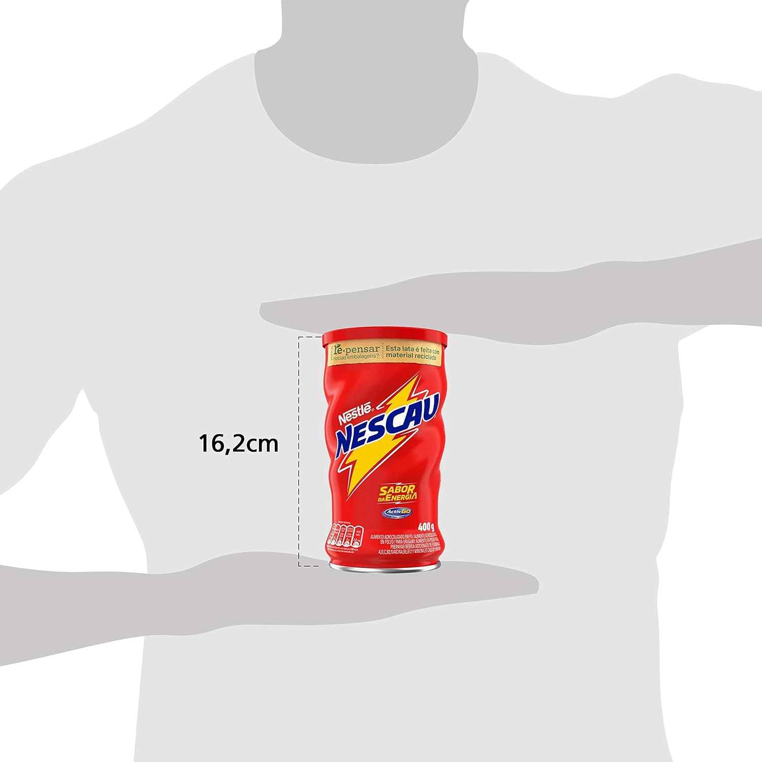 Paquete de 2 Achocolatado Nescau – Nestle -13.05 oz – Chocolate