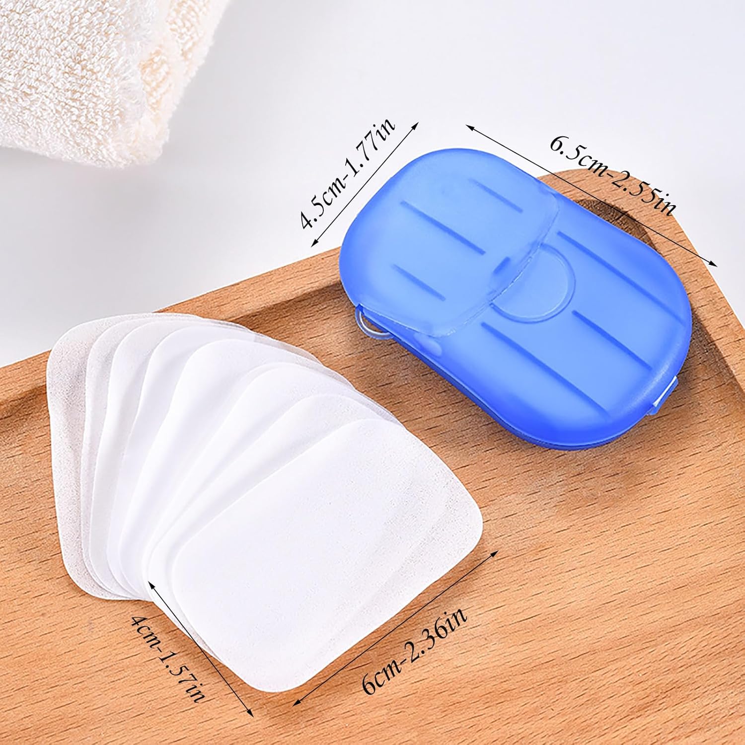 6 cajas (120 hojas) hojas de jabón para viajes, jabón de viaje, hojas de jabón portátiles, desechables, para viajes, senderismo, lavado, papel de
