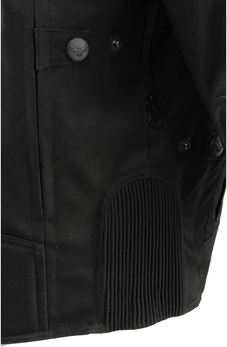 Milwaukee Performance MPM1751 – Chaqueta de piel para hombre, diseño de rayas, color negro