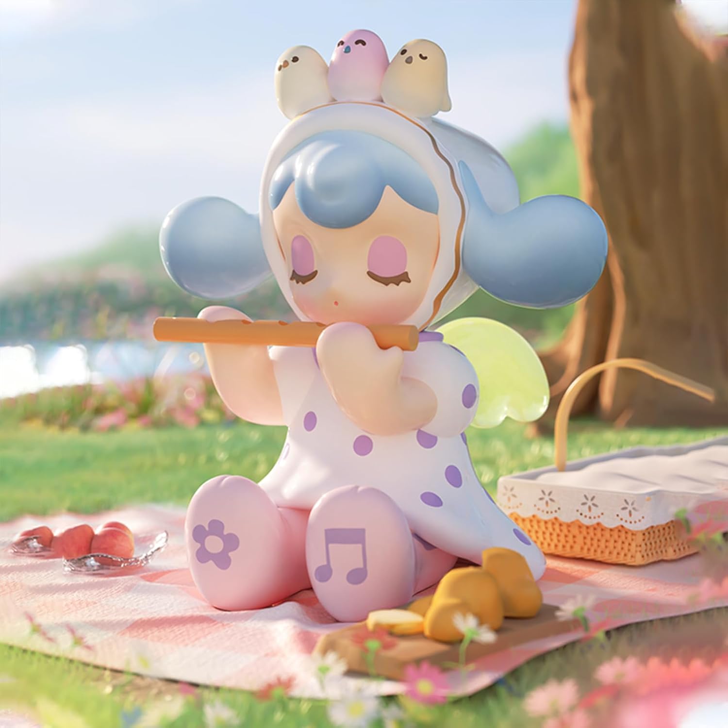 BEEMAI AAMY Picnic con mariposa Series 12 piezas (juego de 12 cajas misteriosas sin repetición) diseño aleatorio figuras lindas juguetes