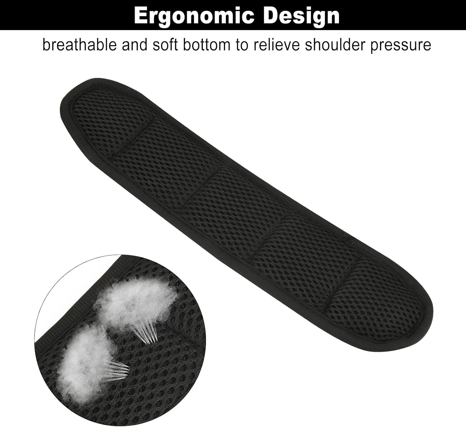 Cosmos 2 correas de hombro para mochila, almohadillas universales de repuesto para bolsa de laptop, bolsa de mensajero, bolsa de viaje, bolsa de