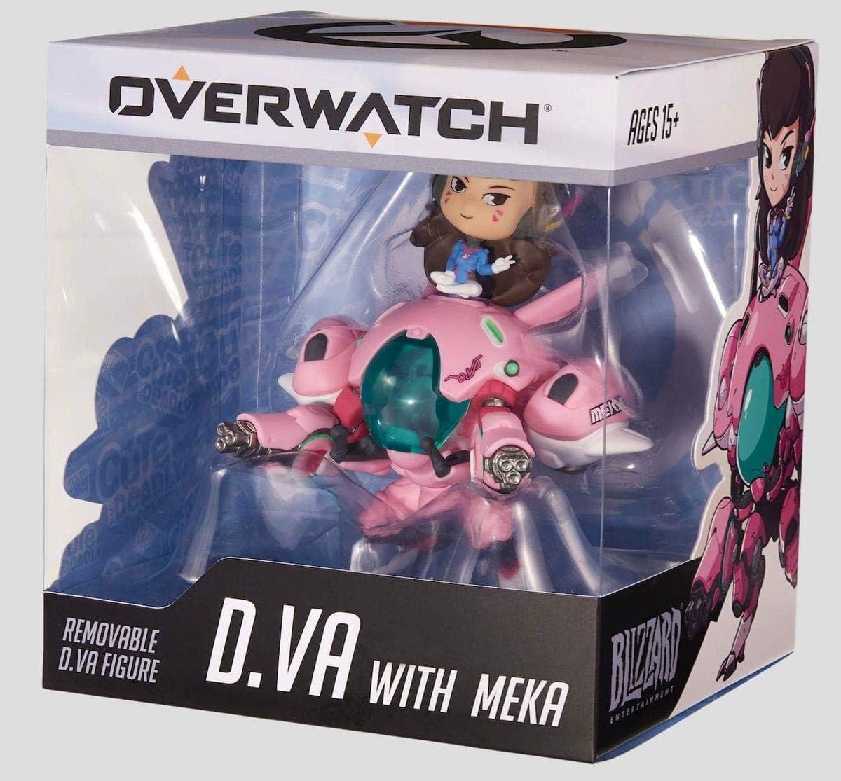 Overwatch Cute But Deadly D.VA con figura de Meka
