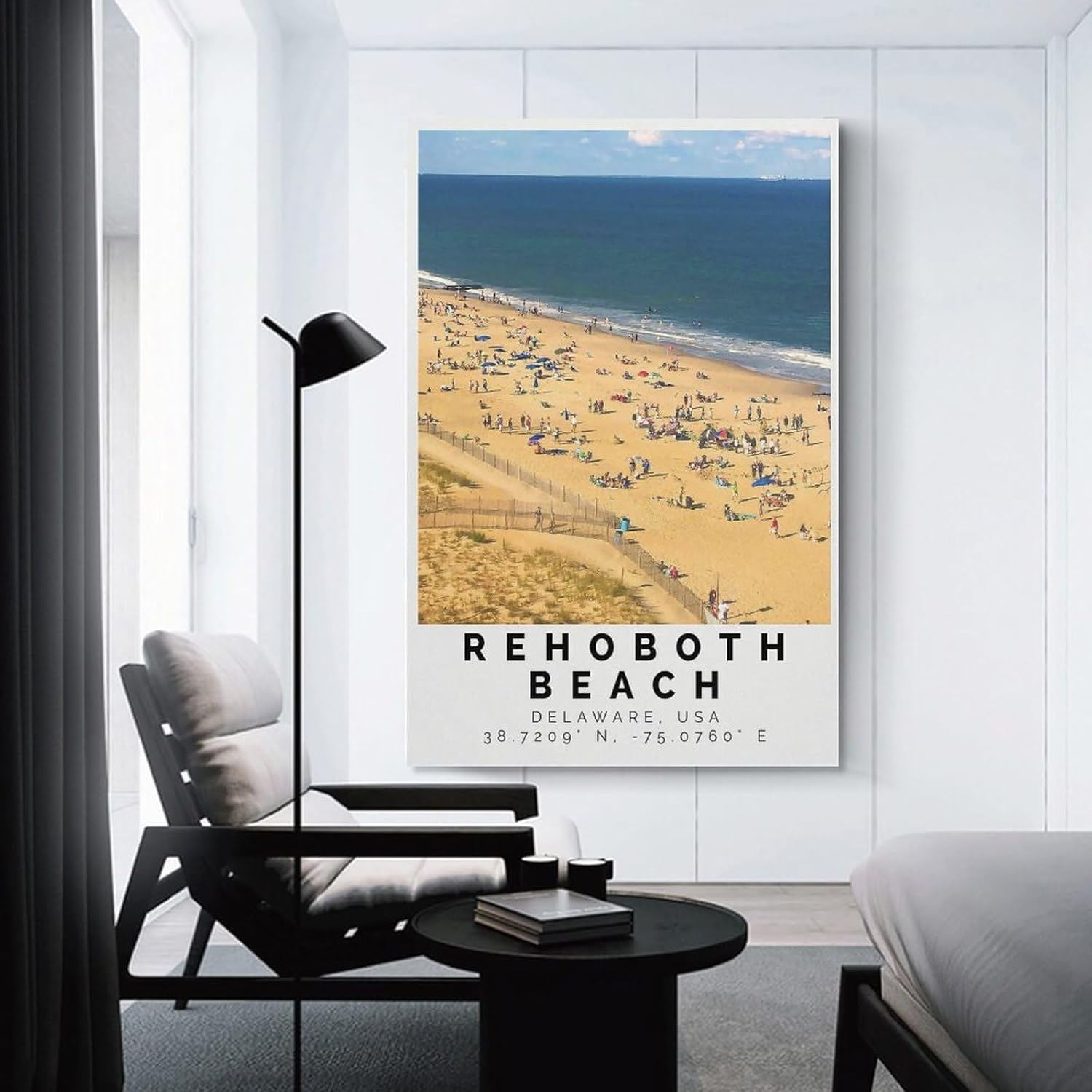Strand Poster Bunter Druck, Strand Wandkunst, Strand Foto Dekor, Poster for Room Aesthetics Canvas Wall Art Poster And Print Unframe-style