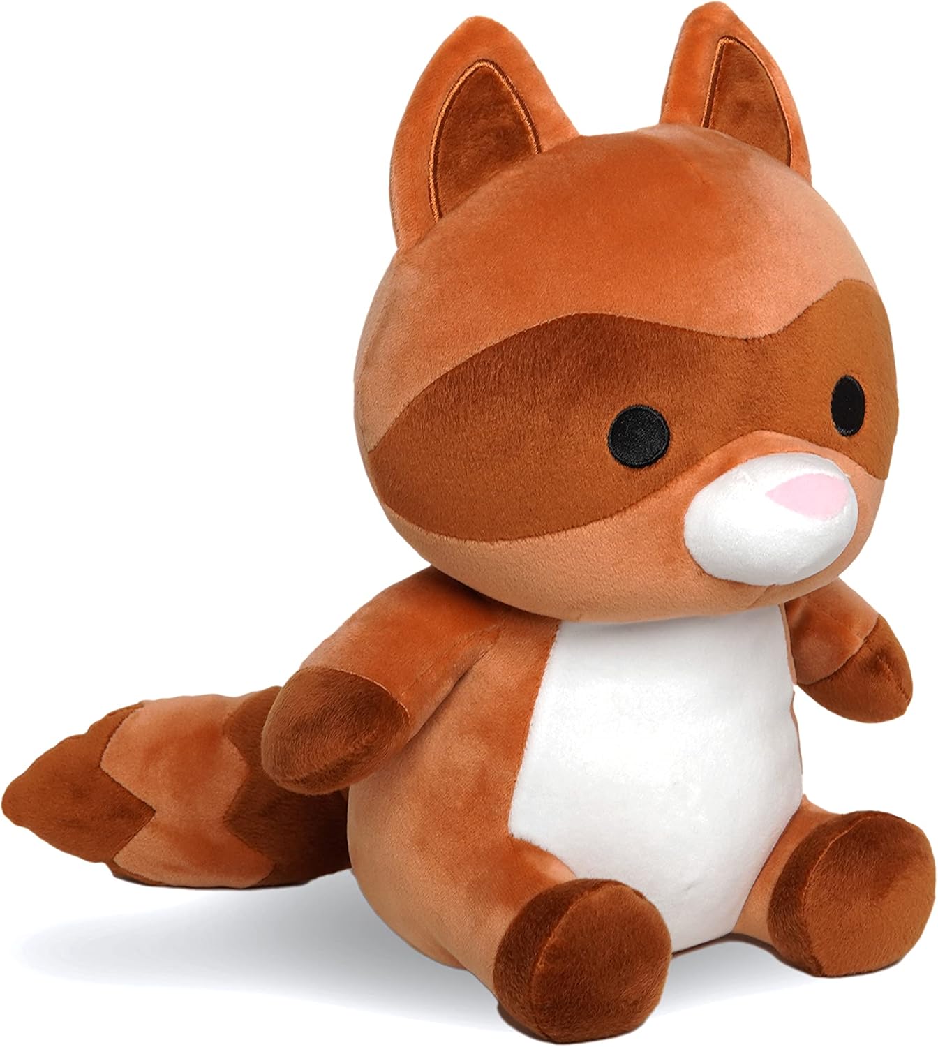 Peluche de mapache marrón  Peluche de 10 pulgadas  Mapache de felpa y blando con tela suave y relleno, bonito juguete de regalo para niños y niñas y