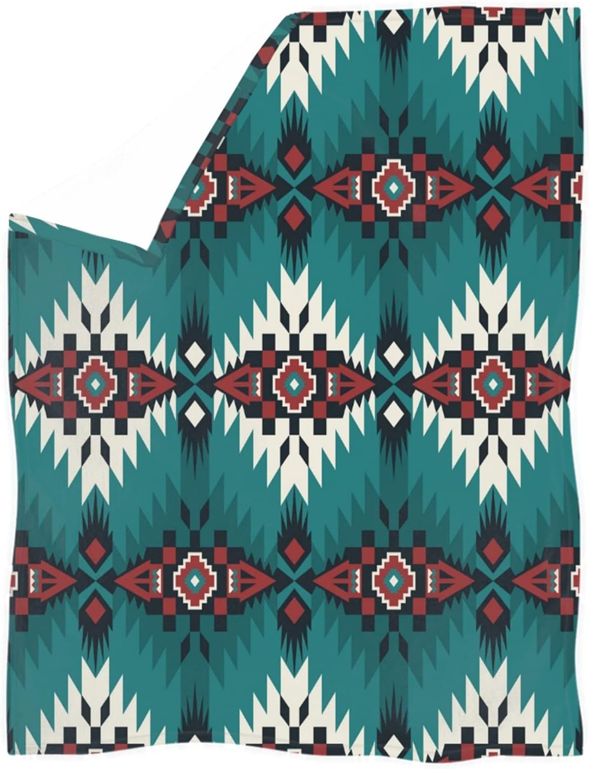 Frestree Southwestern Native Navajo – Manta de franela tribal estilo bohemio estilo tribal para el hogar, oficina, viajes, todas las estaciones,