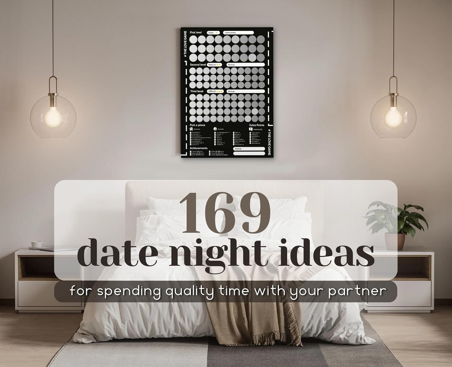 #THELOVEGAME Juego de parejas románticas con 169 tareas de amor posiciones y conversaciones e ideas para una cita nocturna