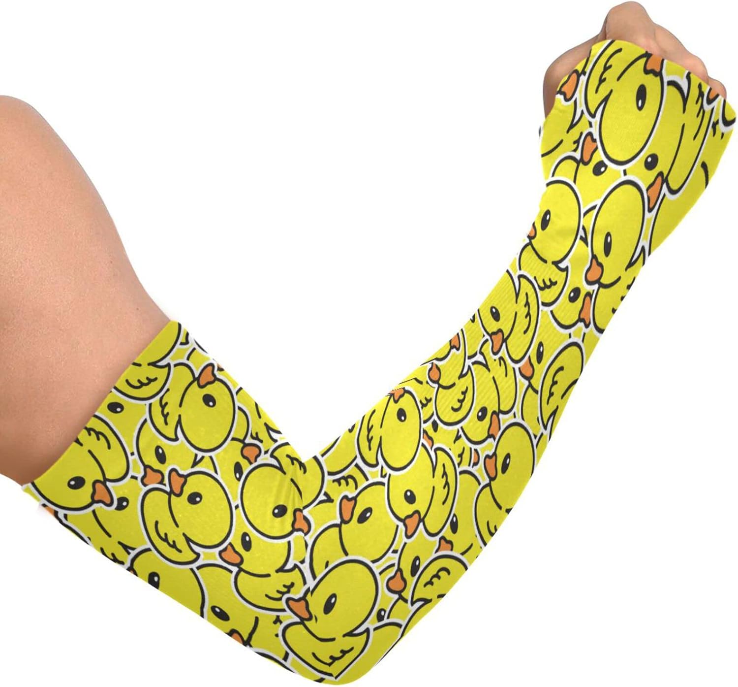 Pfrewn Mangas de jardinería para mujeres y hombres, manga de protección solar refrescante con estampado floral de primavera, paquete de 2