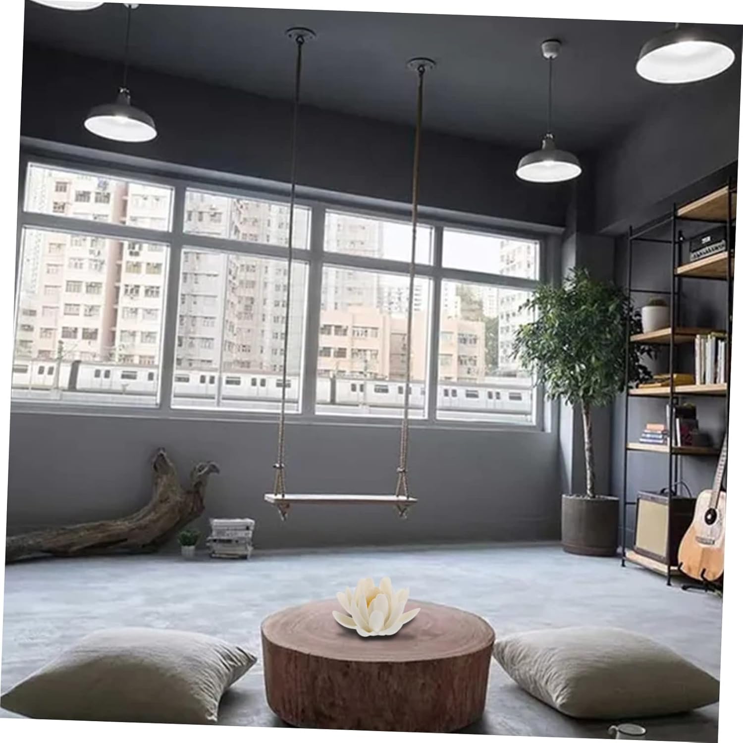 1pc Lotus – Placa de incienso decorativa para incienso, cono de porcelana, plato de incienso de cerámica, cerámica, cerámica, soporte de incienso de