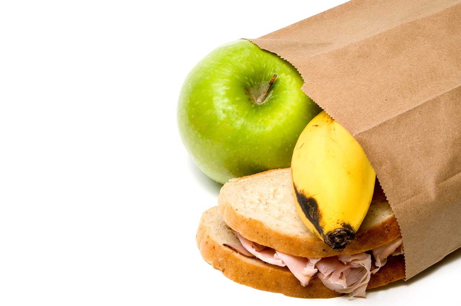Bolsa de almuerzo de papel marrón 4lb.100CT 4lb Bolsas de almuerzo de papel marrón – Paquete de 100. Bolsas de papel kraft pequeñas para empacar el