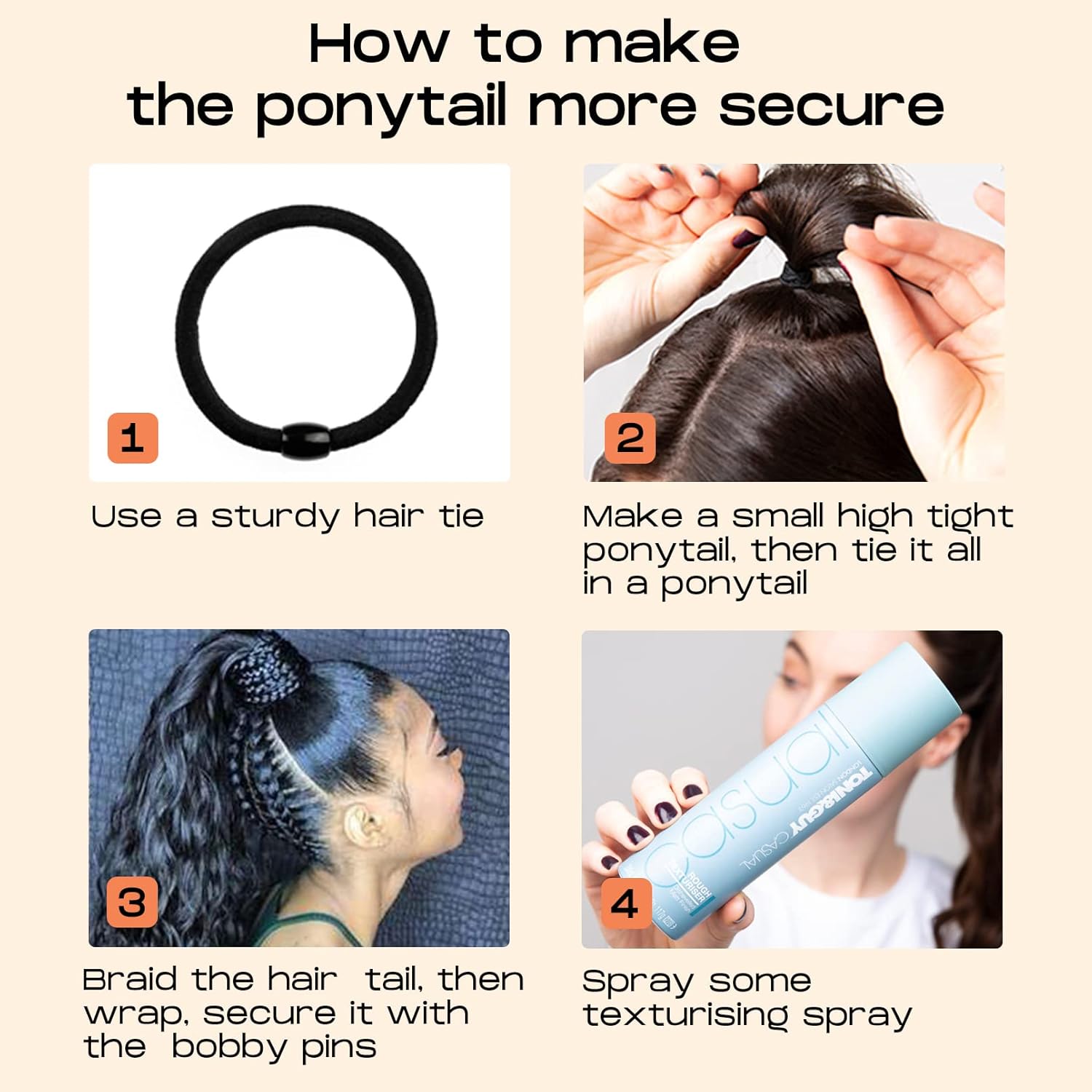 SEIKEA Extensión de cola de caballo larga recta envolvente con clip, extensiones de cabello sintético suave natural para mujer, 35 pulgadas, marrón