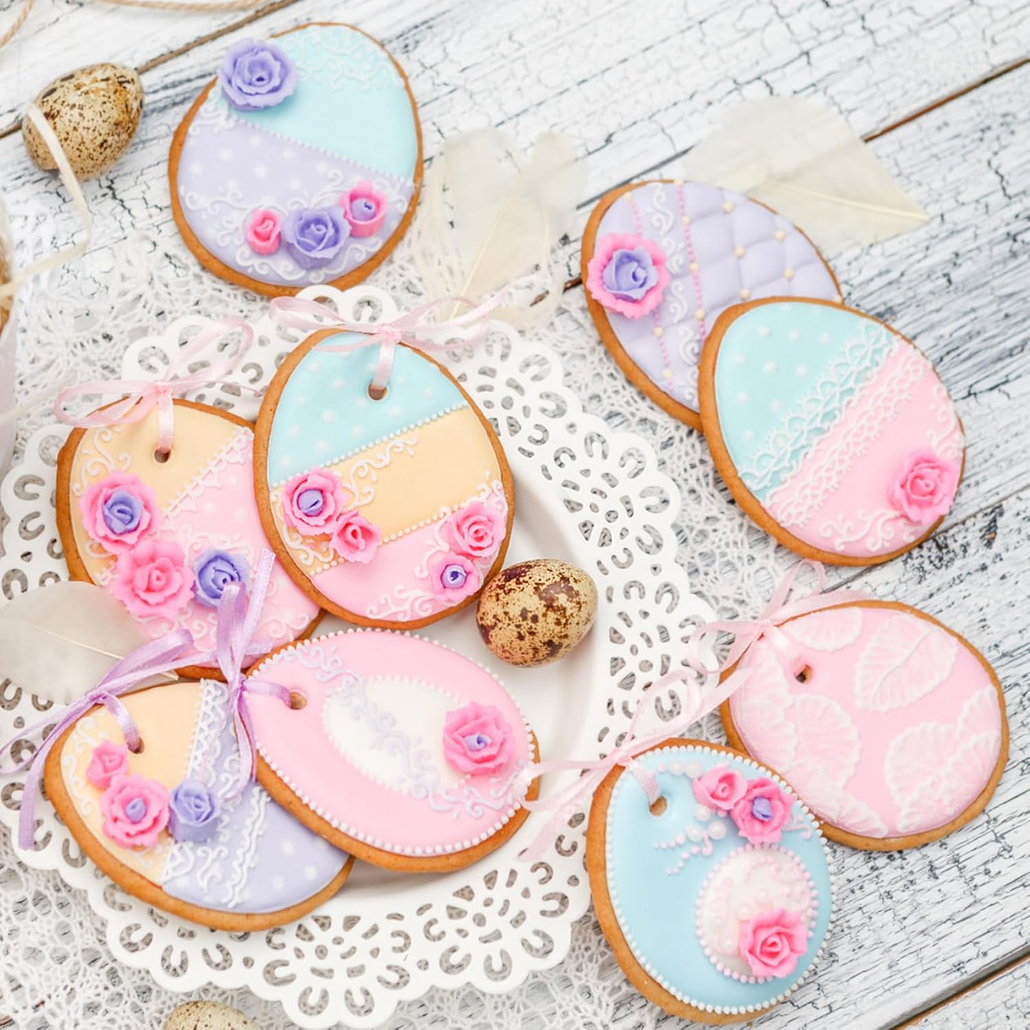 21 cortadores de galletas de Pascua, 18 formas para cortador de galletas de conejo de Pascua, conejo, cruz, trébol, mariposa, caballo, tulipán,