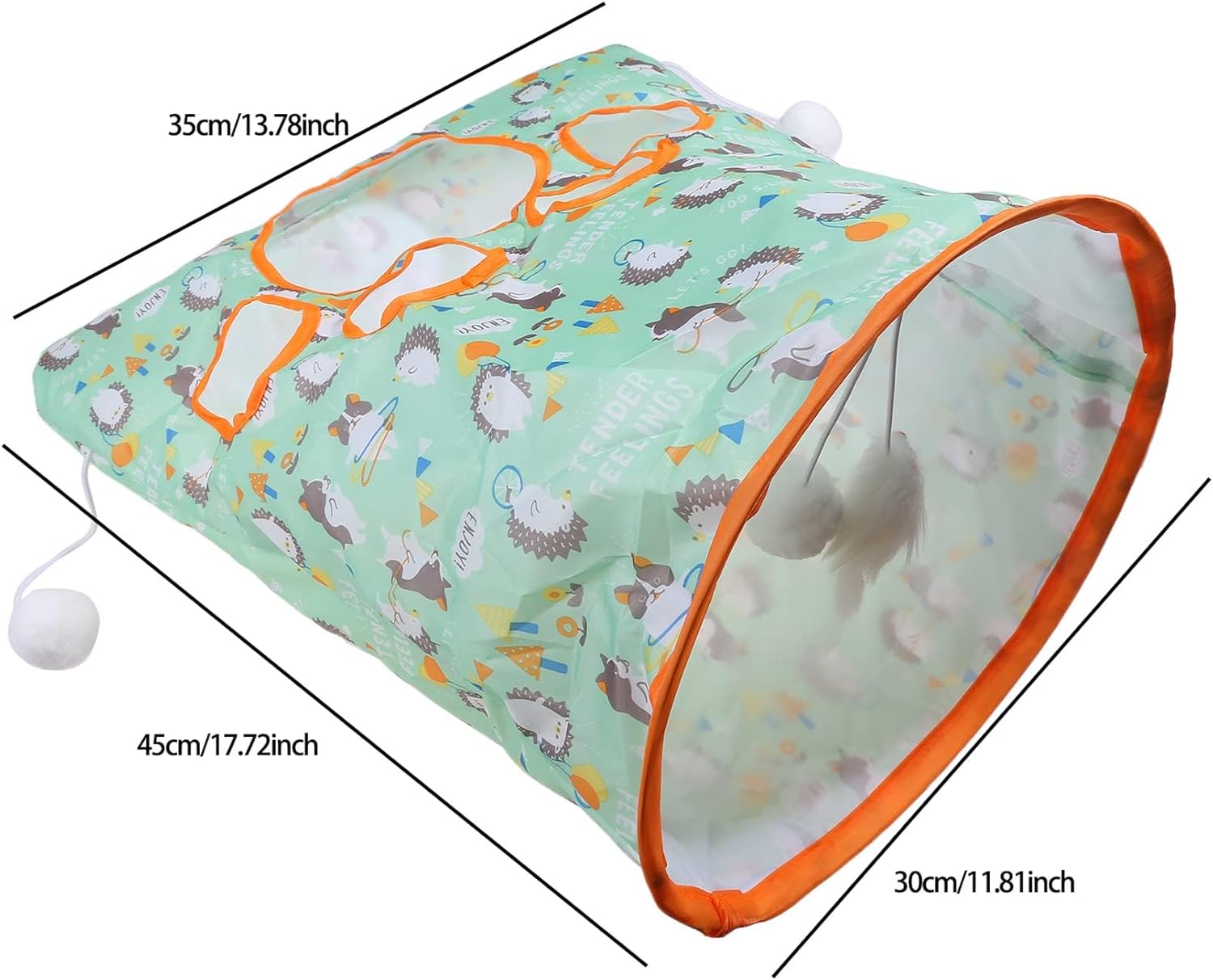 Bolsa de túnel para gatos, juguetes autointeractivos para gatos, nuevos túneles aburridos para mascotas, túneles para gatos para interiores, tubos