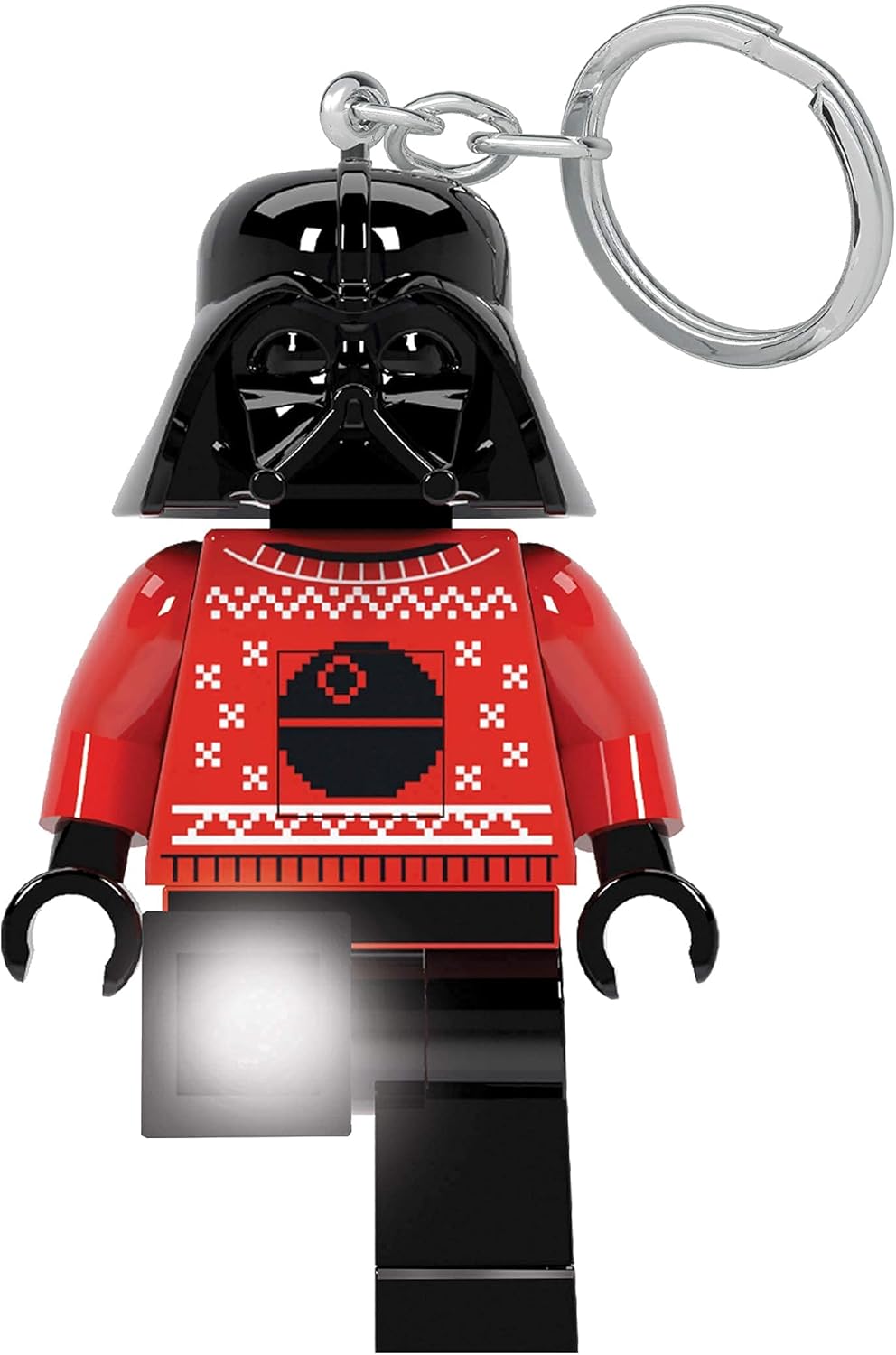 LEGO Star Wars Darth Vader & Stormtrooper – Paquete de llavero de suéter feo, para edades de 6 años en adelante, 2 luces de llavero