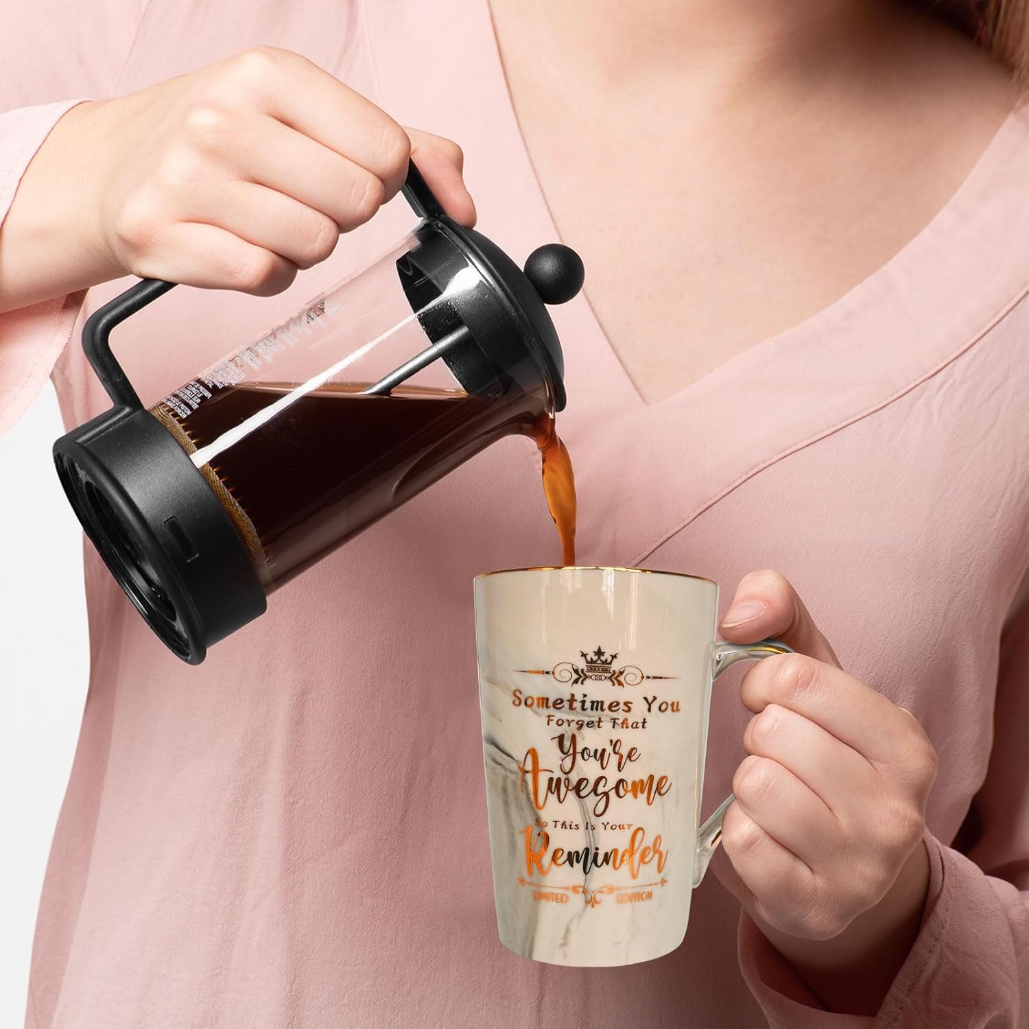 GITITUMB Sometimes You Forget Your Awesome Gifts – Regalos inspiradores para mujeres que lo tienen todo, día del jefe, Navidad, regalos de