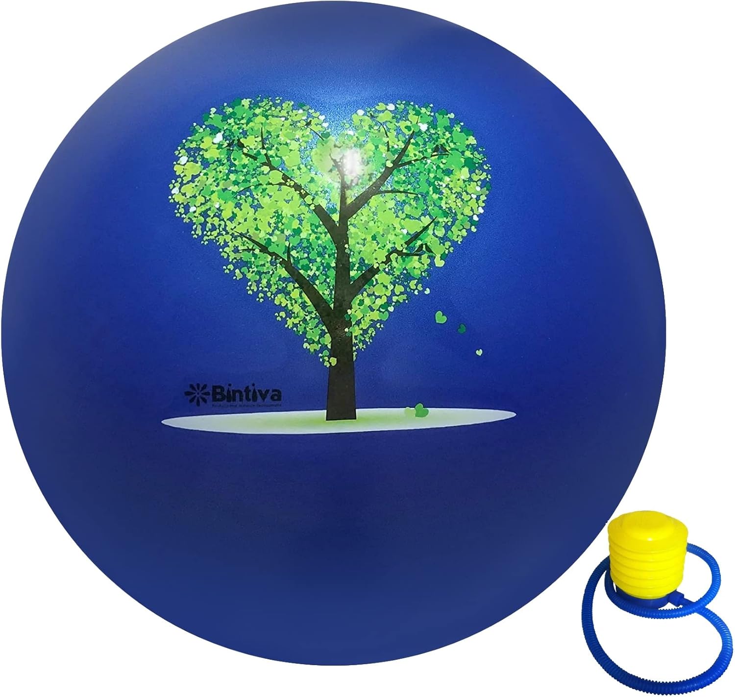 bintiva Pelota de ejercicio con arena en el interior, no se enrolla, pelota de equilibrio de yoga, pelota suiza pesada
