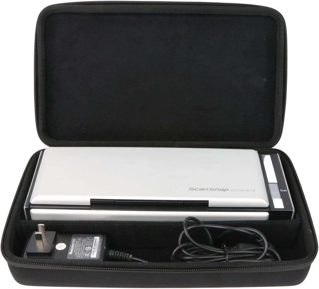 Khanka Reemplazo de la caja de viaje dura para el escáner de documentos móvil Fujitsu ScanSnap S1300i