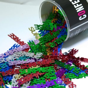 Confeti Palabra Sorpresa Multicolores – 2 bolsas de media onza (1 oz) #7877 Q01 Confeti Palabra Sorpresa Multicolores – 2 bolsas de media onza (1 oz) #7877 Q01
