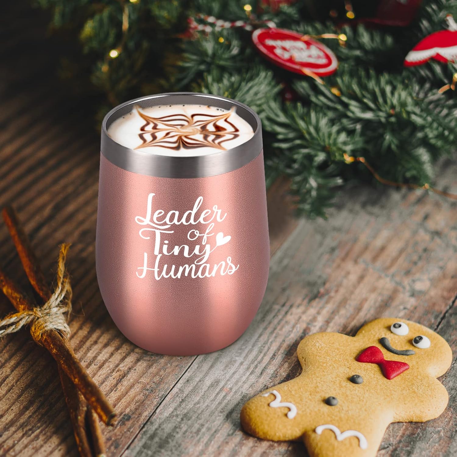 Regalos de agradecimiento a las maestras para mujeres, vaso de vino aislado de acero inoxidable con tapa, regalo de agradecimiento para profesora y