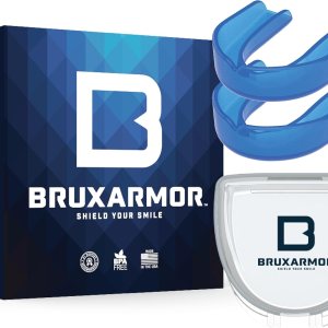 BruxArmor – Protector bucal Bruxism para alivio del bruxismo y alivio de molienda, protector nocturno Brux profesional de ajuste personalizado, BruxArmor – Protector bucal Bruxism para alivio del bruxismo y alivio de molienda, protector nocturno Brux profesional de ajuste personalizado,