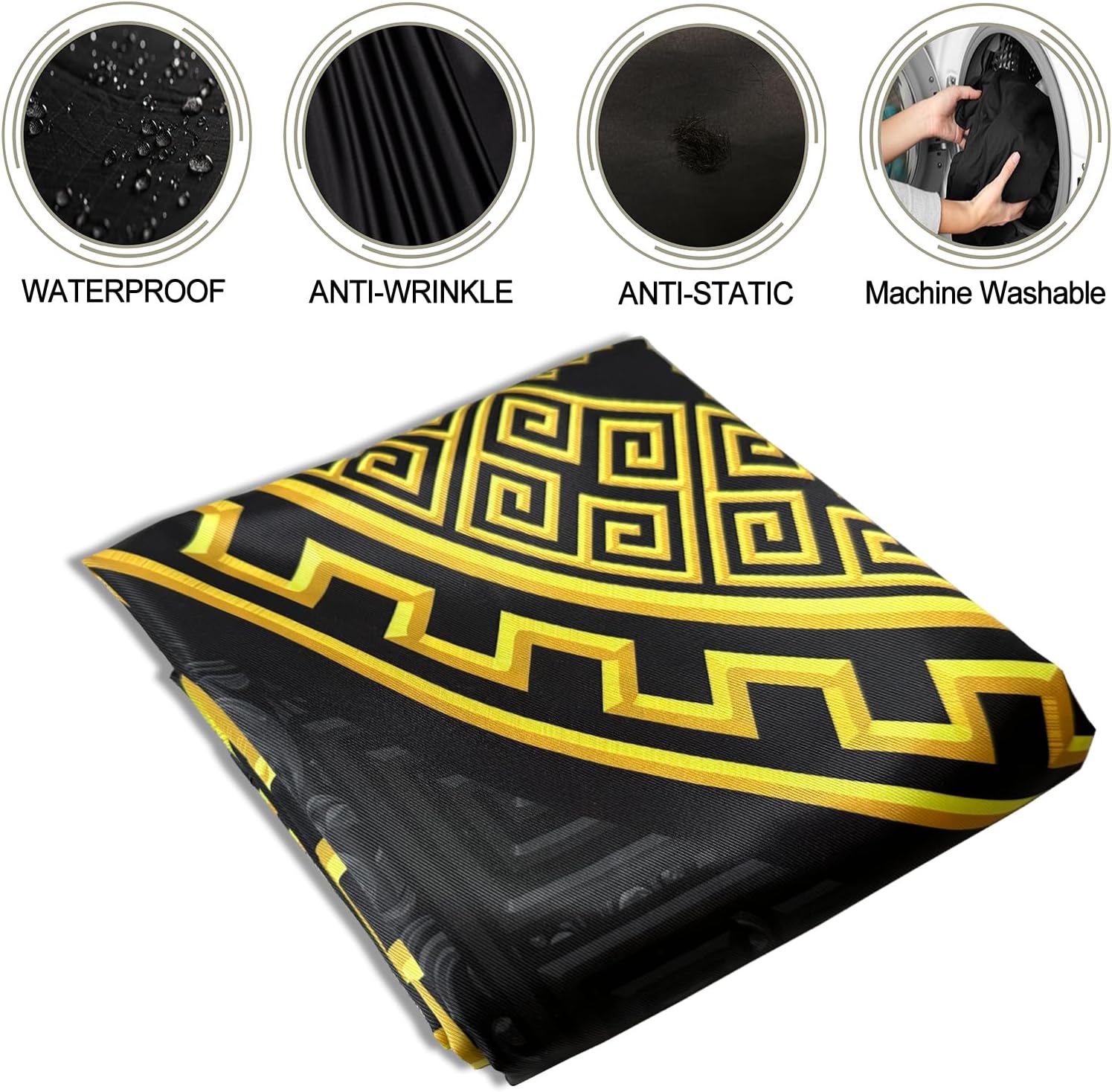 Capas de peluquero para hombres, capa de peluquería para estilista, vestido de peluquero grande, 63 x 56 pulgadas
