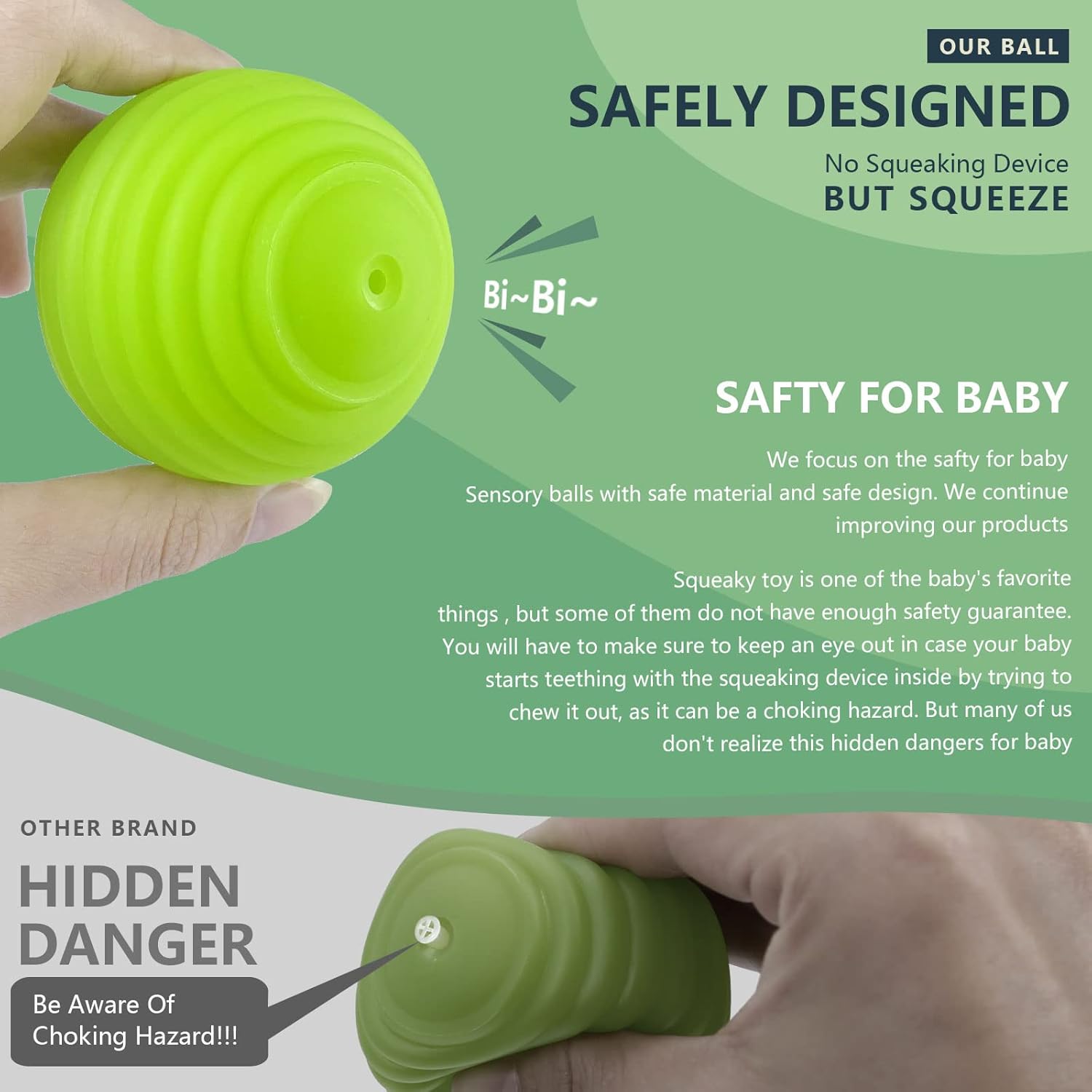 Vintage Juguete sensorial para bebé, juguete sensorial para bebés, con textura de bola para apretar y masaje, juego de bolas suaves, 6 piezas por