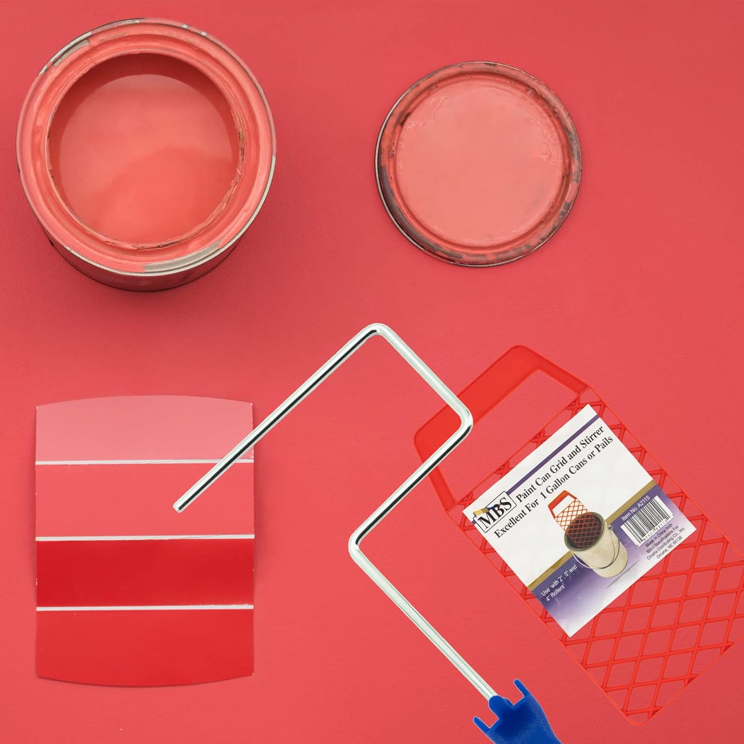 MBS Suministros de pintura 6″ Mini marco de rodillo ideal para pequeños proyectos de pintura
