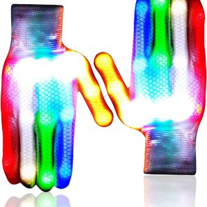 GLEDLOVES LED Gloves,Cool Fun Toys for Boys Girls Age 3-10 with 6 Flash Modes Kids Gifts Age 3 4 5 6 7 8 9 10 for Glow Dance Birthday Easter GLEDLOVES LED Gloves,Cool Fun Toys for Boys Girls Age 3-10 with 6 Flash Modes Kids Gifts Age 3 4 5 6 7 8 9 10 for Glow Dance Birthday Easter