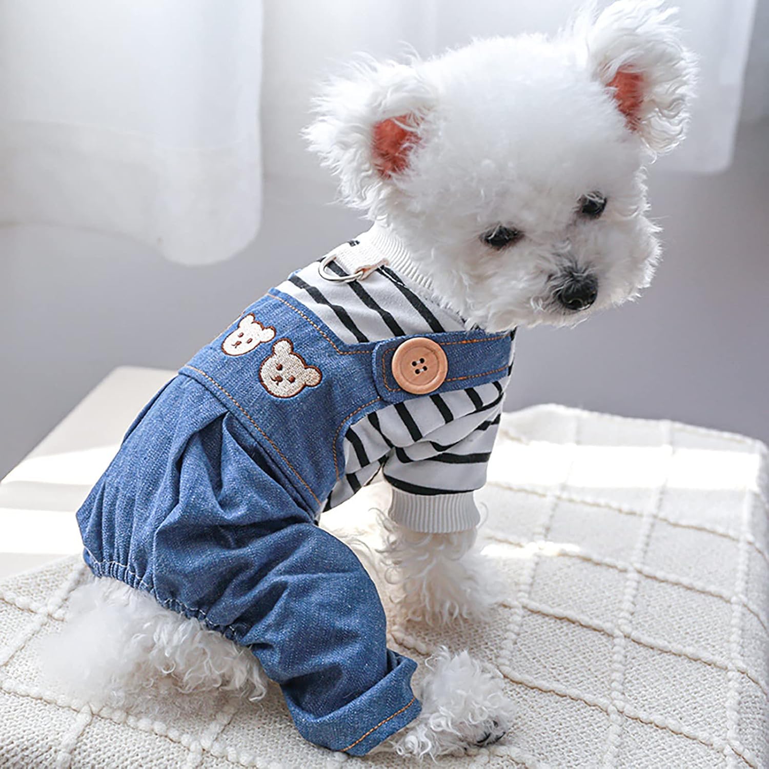Chihuahua – Ropa de verano para mascotas, camisas a cuadros, ropa elegante para perros pequeños, pijamas para perros pequeños, pijamas para