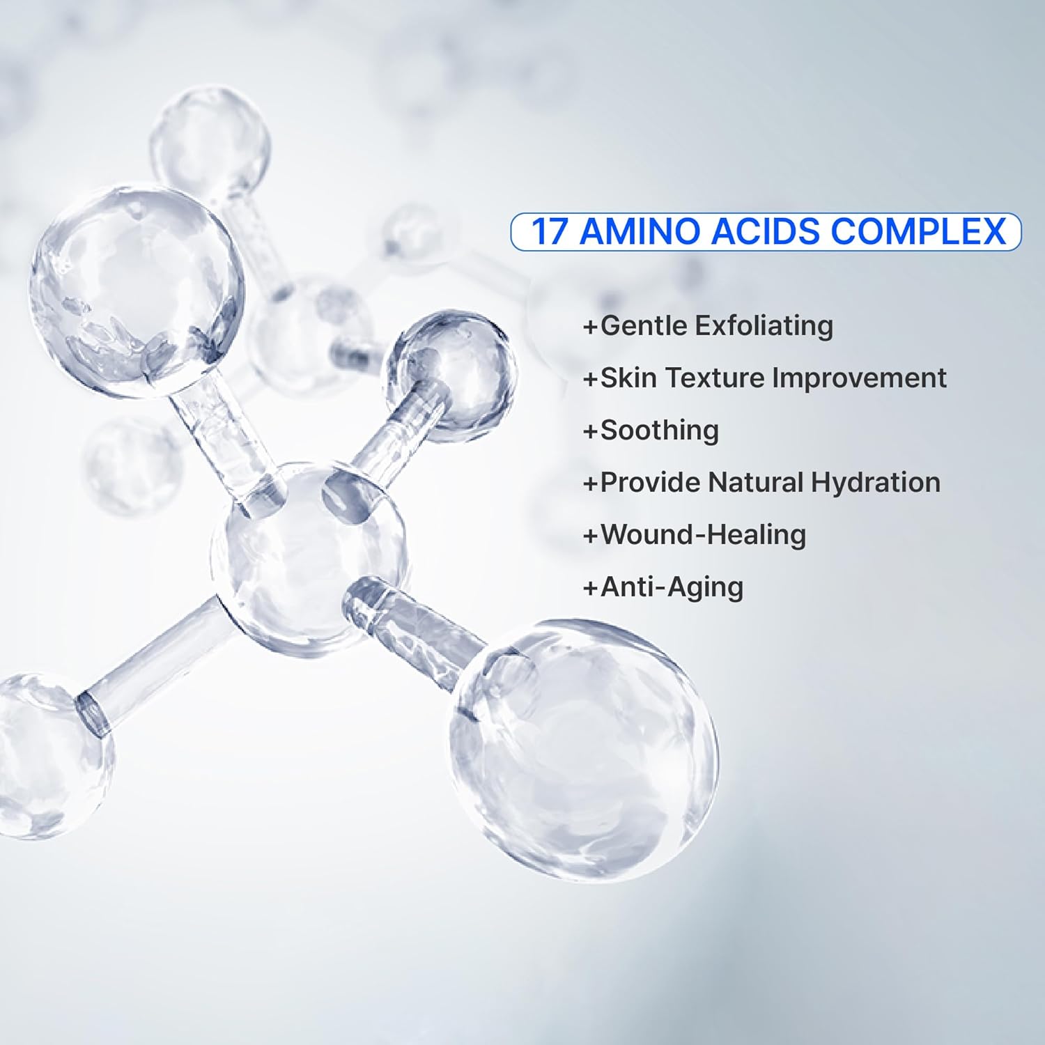 PLUSREAL – Tónico transparente, 8.45 onzas líquidas  Tónico facial exfoliante más suave para pieles sensibles, sin frangrancia, sin alcohol, sin