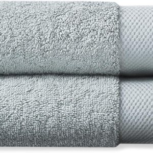 Delara Paquete de 2 toallas de mano de algodón orgánico de lujo, con certificación GOTS y OEKO-TEX, toallas de calidad de hotel de primera calidad, Delara Paquete de 2 toallas de mano de algodón orgánico de lujo, con certificación GOTS y OEKO-TEX, toallas de calidad de hotel de primera calidad,