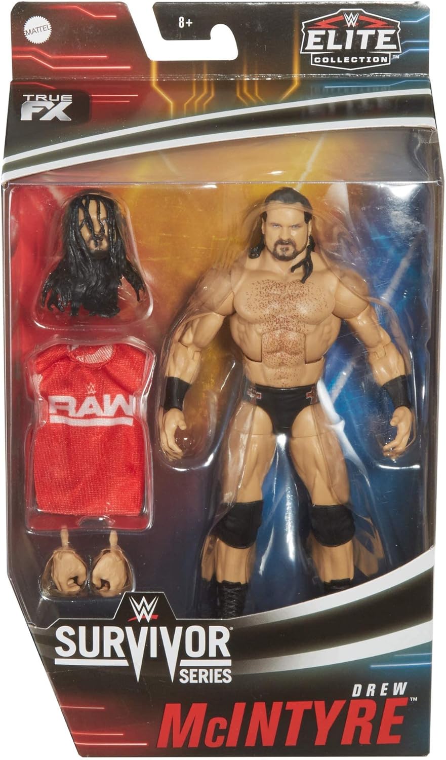 WWE Elite Drew McIntyre Survivor Series Collection – Figura de acción de lucha libre