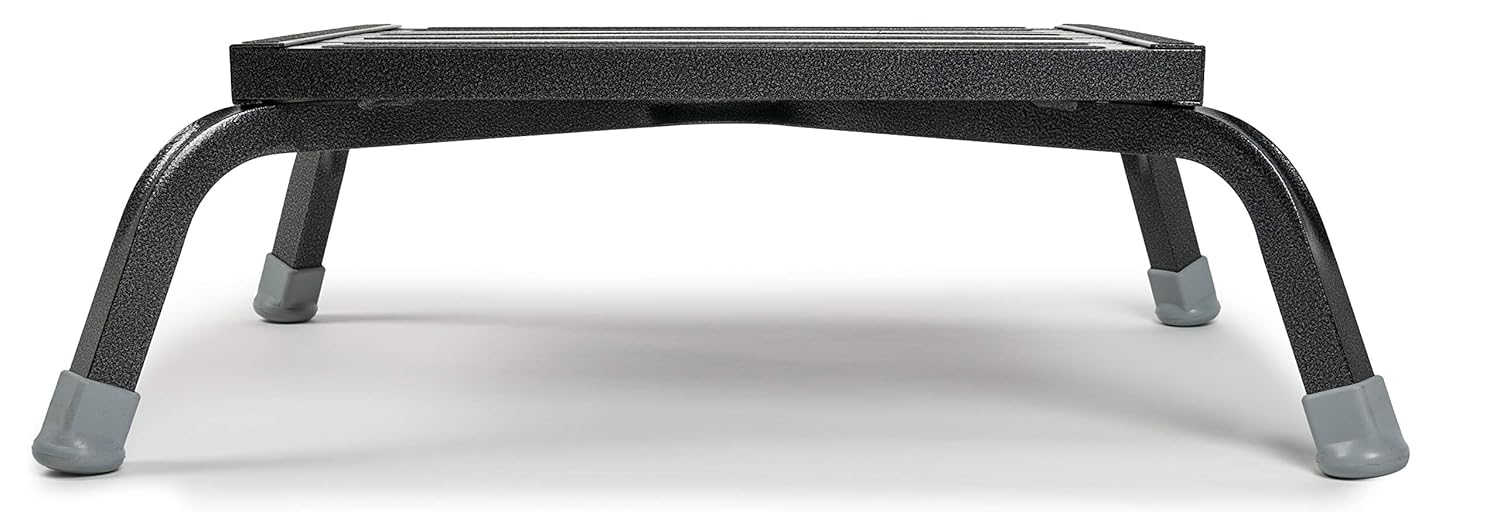 Graham-Field 102BAR Grafco Bariatric – Marco de taburete de acero con superficie antideslizante y patas de goma, soporta 1000 libras, 8 pulgadas de