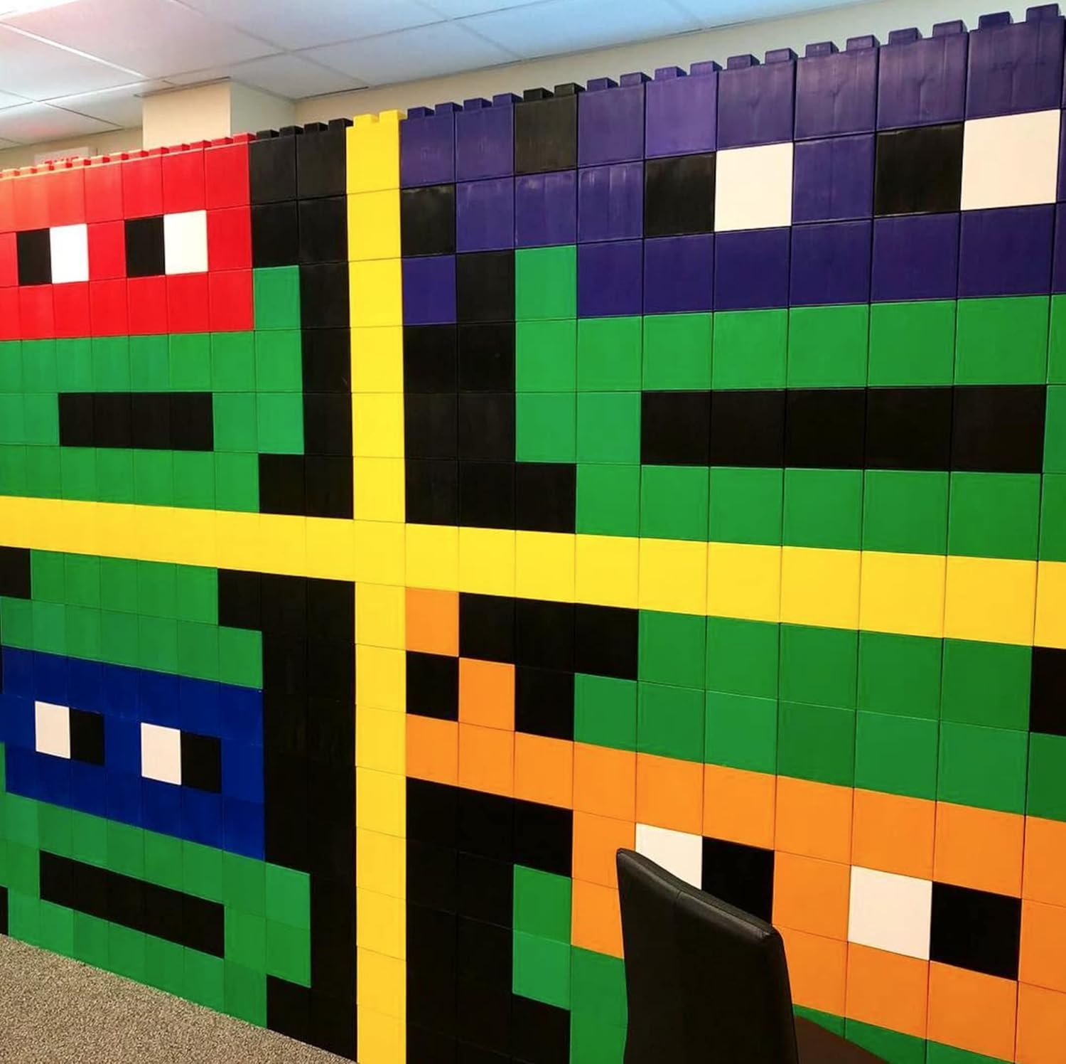 EverBlock Paquete a granel de bloques modulares de medio plástico de línea de 12 x 3 pulgadas  Paquete de 8 piezas  Bloques de construcción gigantes