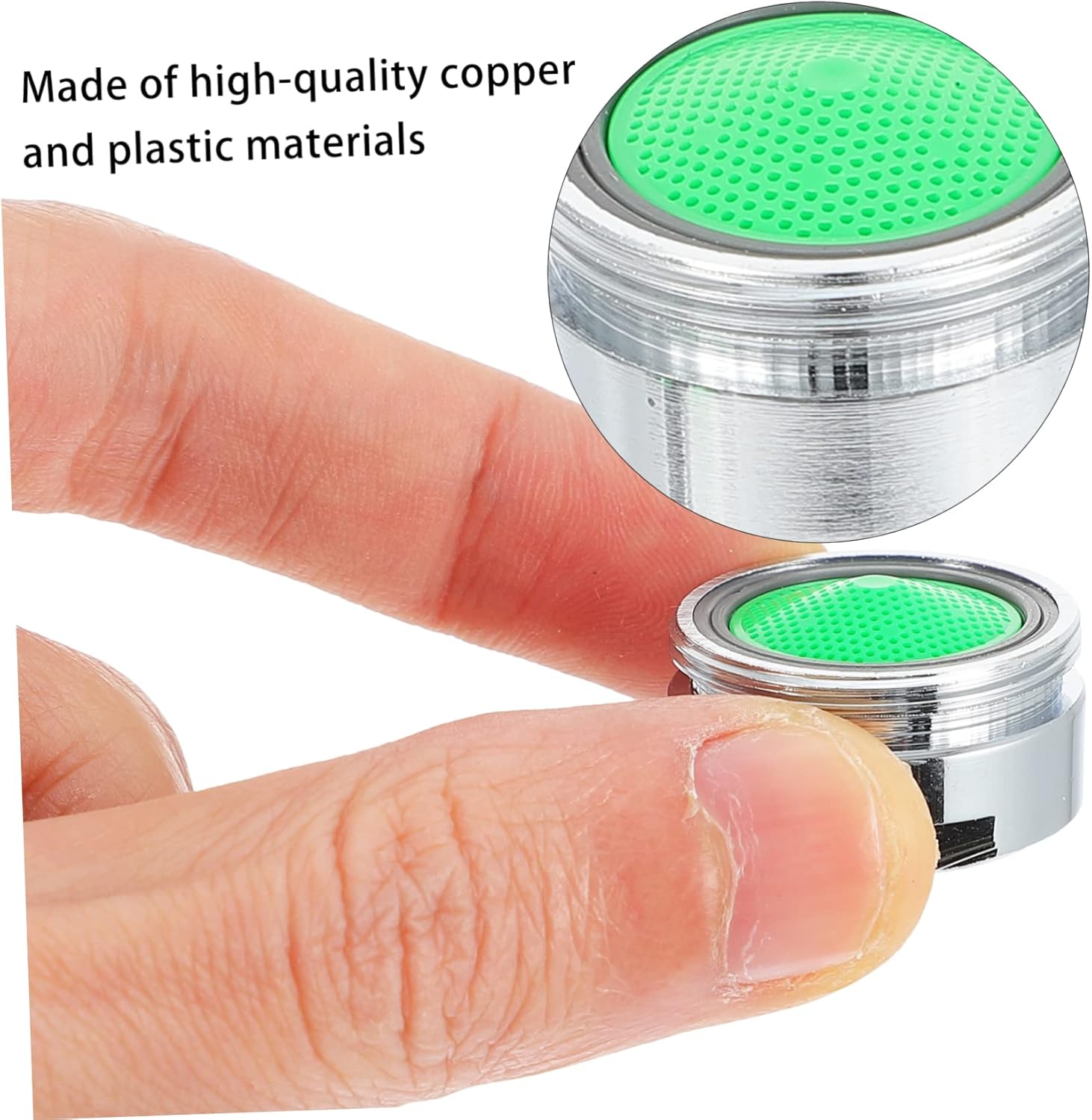 Housoutil Filtro de agua 5 unids grifo aireador accesorios de fregadero de plástico aireador de fregadero