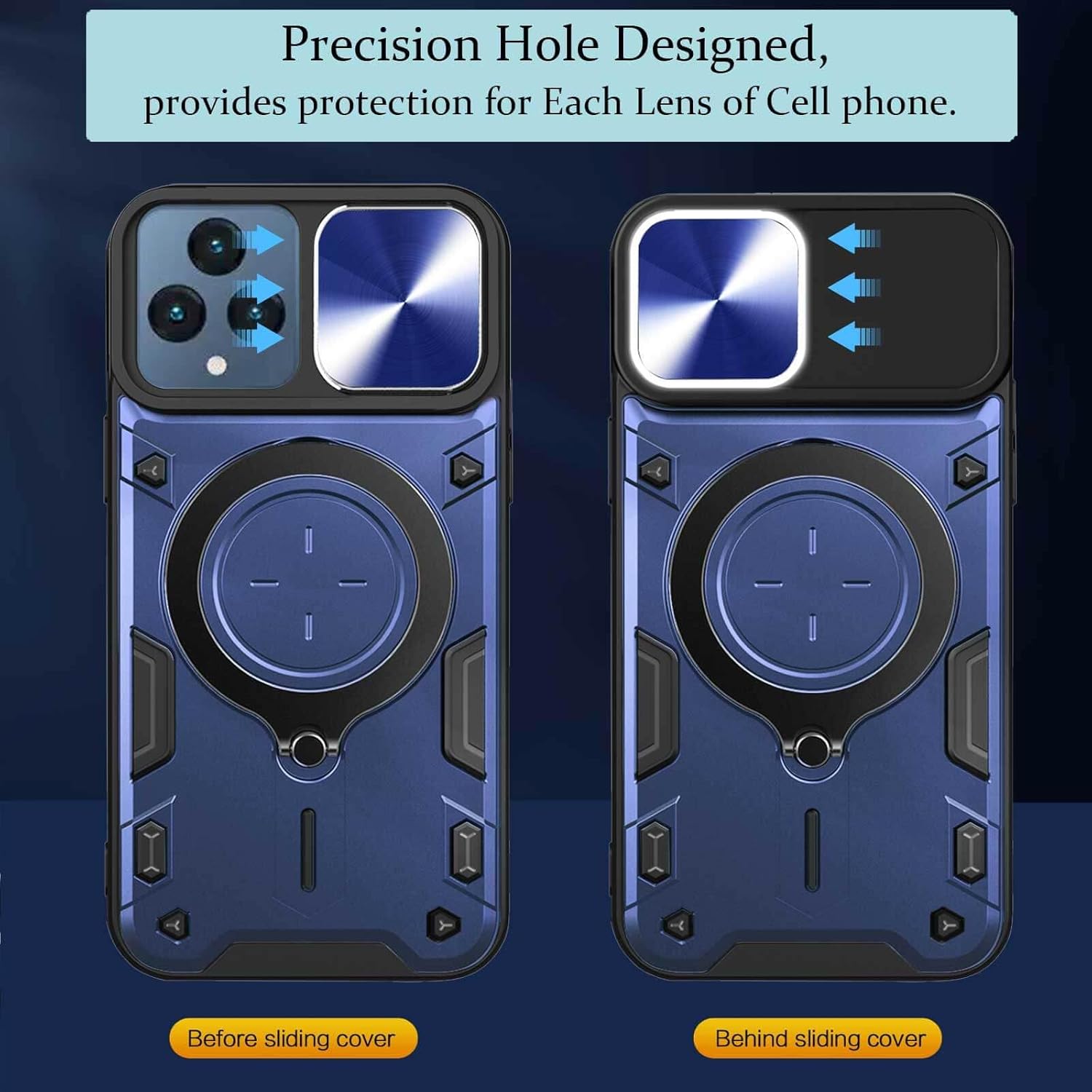 Funda para teléfono Revvl 6 5GRevvl 6X 5G, soporte de metal para mujeres y hombres, protector de lente de cámara, protección completa delgada y dura
