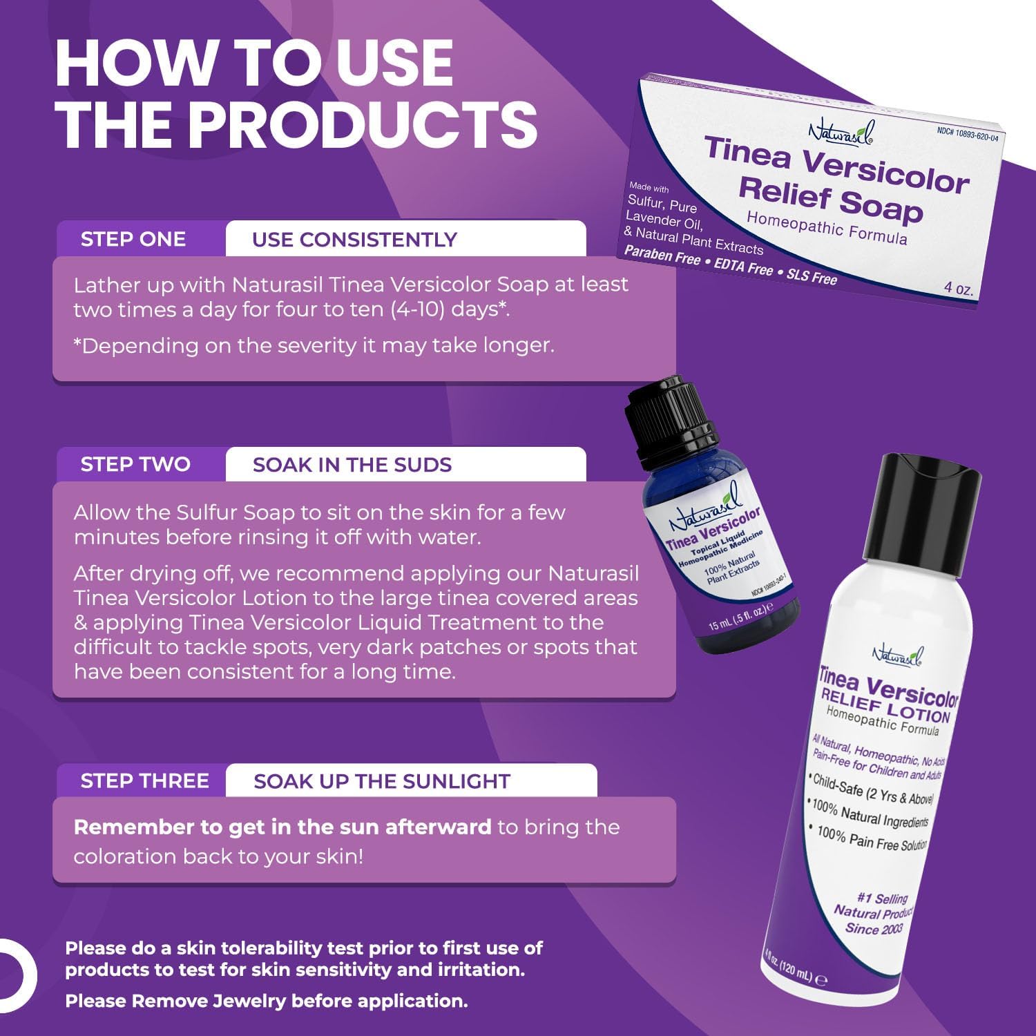 Naturasil Natural Treatment Tinea Versicolor - Jabón 10 de azufre También ayuda a aliviar la candida y la onicomicosis Barra de 4 onzas Paquete - Imagen 7