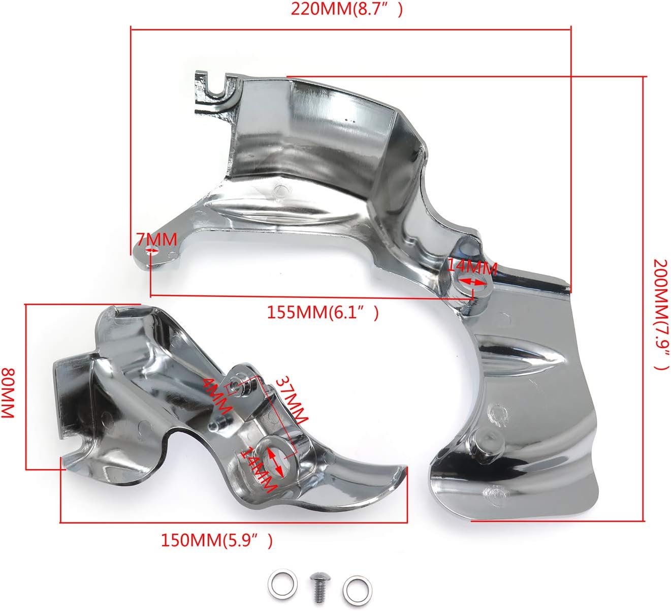 HTTMT – Cubierta de la cubierta de transmisión para Harley Touring Electra Glide&Trikes 09-13 14 15 16 PN MT441-002-CD