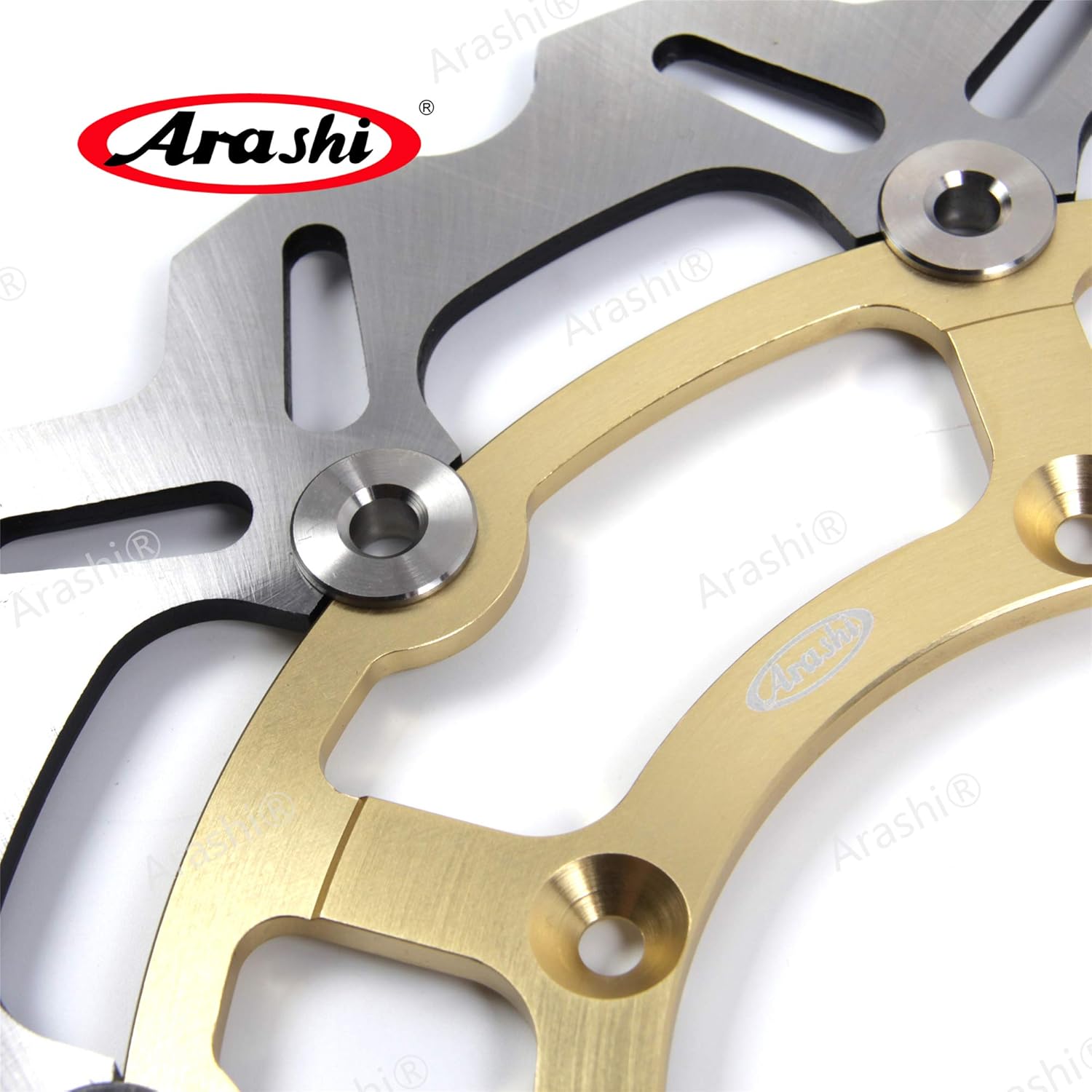 Arashi Rotores de disco de freno delantero y trasero para Suzuki DRZ400SM DR-Z400SM 2005-2021 Piezas de repuesto de motocicleta DRZ DR-Z 400 DRZ400