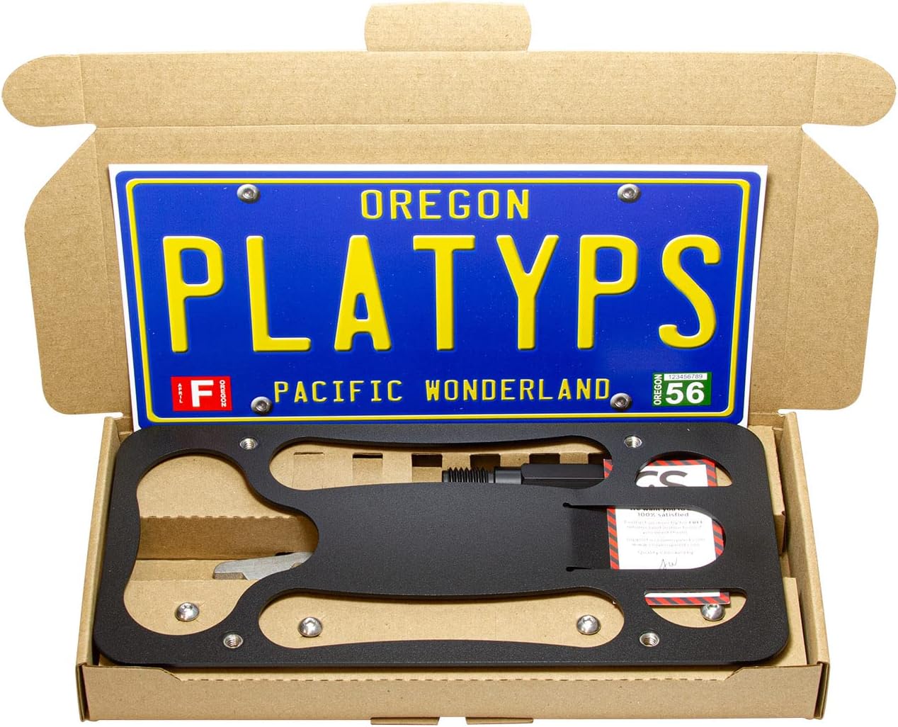 CravenSpeed Platypus – Soporte para placa de matrícula compatible con BMW Serie 4i4  2020-2023  Sin taladrar  Se instala en segundos  Hecho de acero