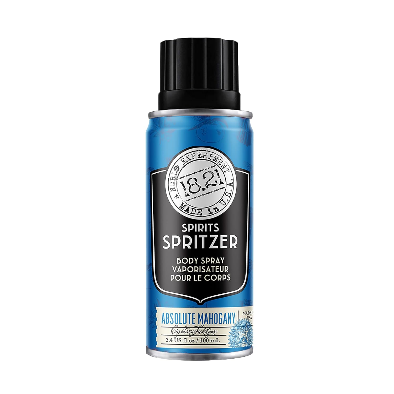 18.21 Man Made Men’s Spirits Spritzer, 3.4 oz. – Spray corporal de larga duración con aromas masculinos – Regalos para él