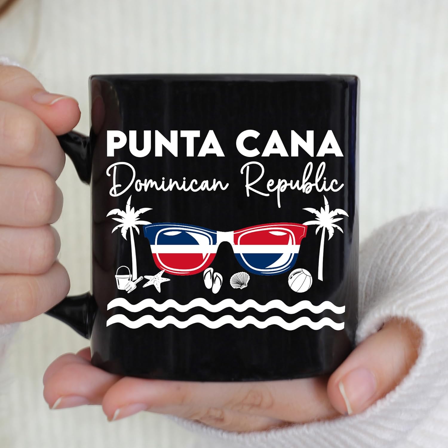 -11Oz- Taza de café Punta Cana República Dominicana, Punta Cana República Dominicana, recuerdo de la República Dominicana, taza de cerámica