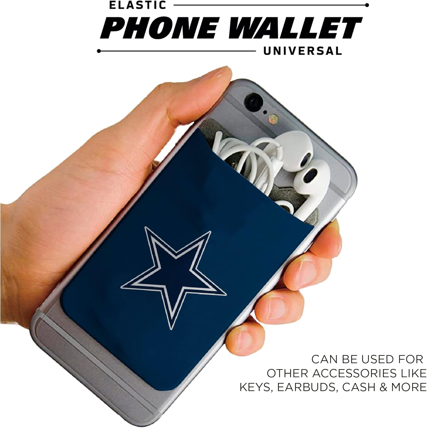 SOAR NFL Elastic Phone Wallet 2PK,