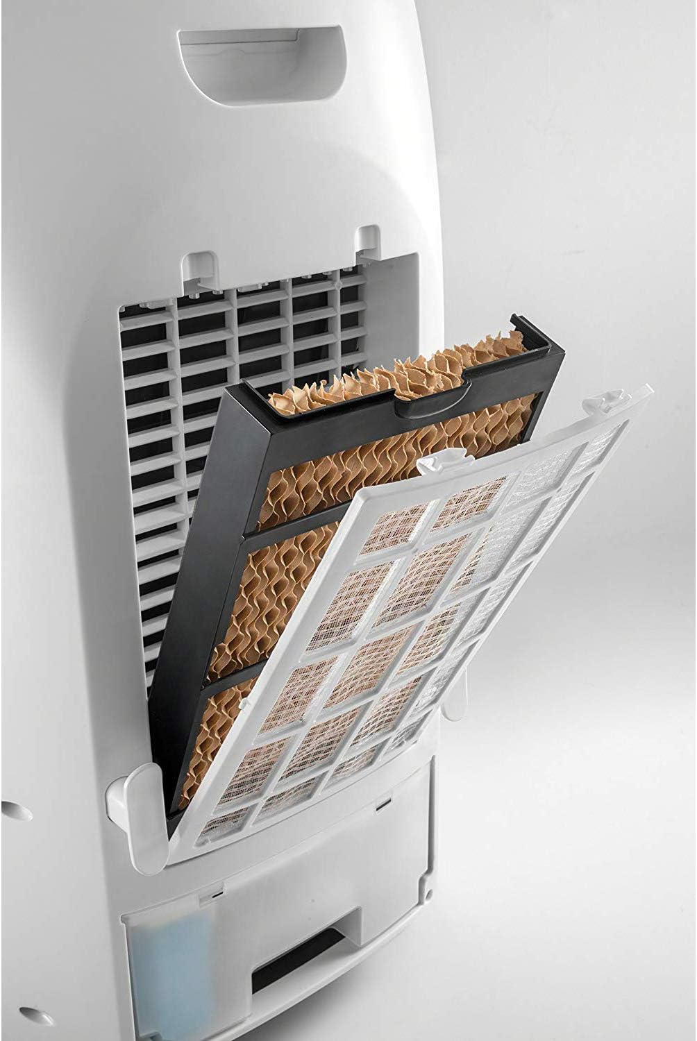 De’Longhi America America – Enfriador evaporativo portátil, color blanco