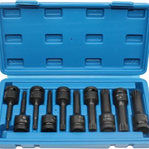 Juego de 10 piezas de 38 pulgadas M5 M6 M7 M8 M10 M12 M14 M16 M17 M18 Torx Star Driver Bit Set Drive Torx Bit Socket Set con estuche, Cr-Mo Juego de 10 piezas de 38 pulgadas M5 M6 M7 M8 M10 M12 M14 M16 M17 M18 Torx Star Driver Bit Set Drive Torx Bit Socket Set con estuche, Cr-Mo