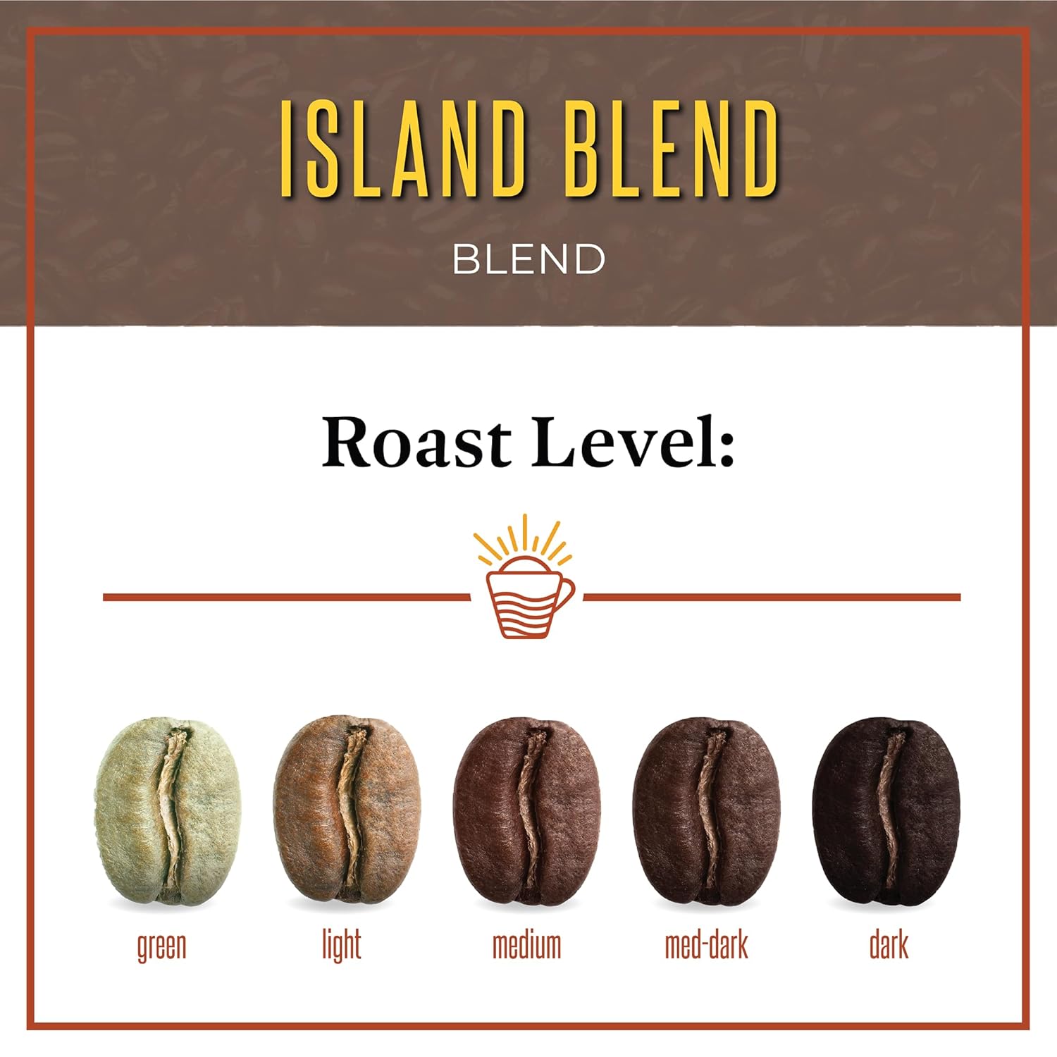 San Diego Coffee Island Blend, tostado medio, café molido, bolsa de 16 onzas Café molido tostado