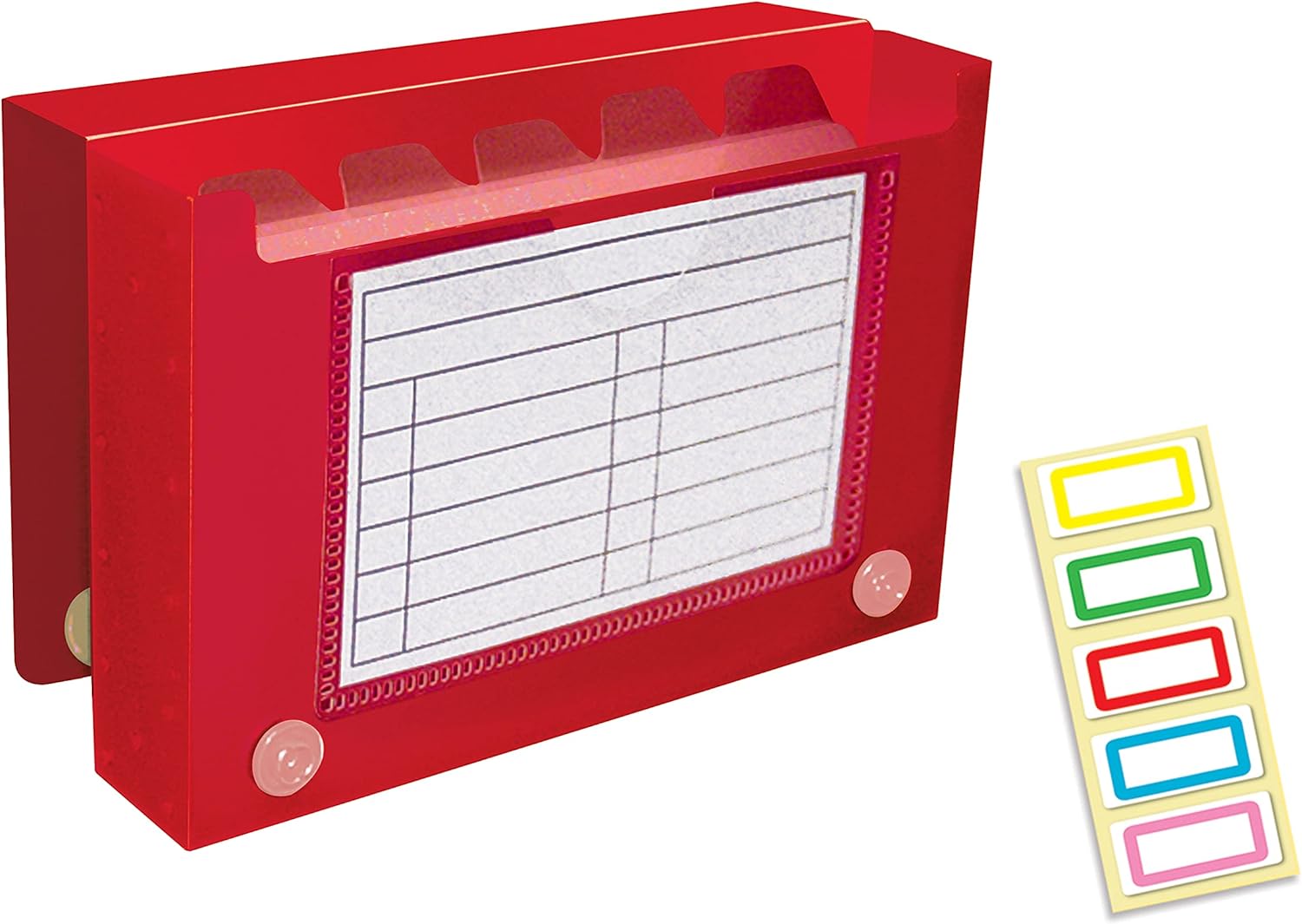 Better Office Products Estuche para tarjetas de índice de 3 x 5 pulgadas, paquete de 24, plástico semirrígido, con divisores de índice