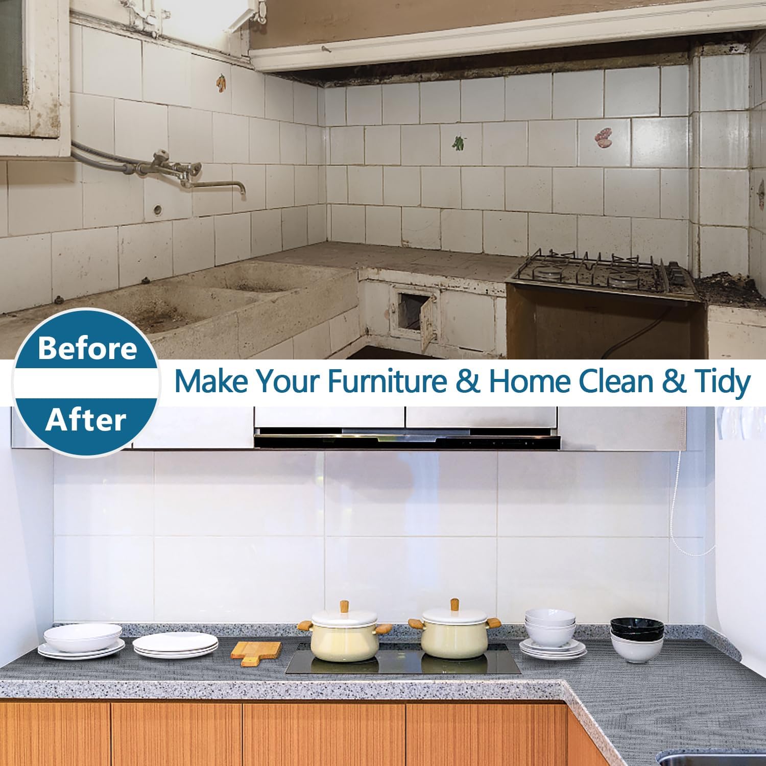 Forro autoadhesivo para estantes, revestimiento de cajón para despegar y pegar, revestimiento impermeable para decoración de contacto con textura de