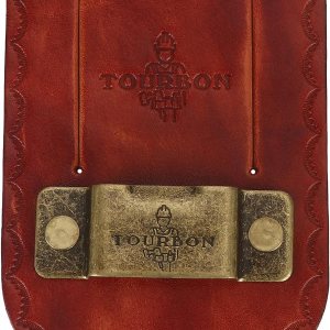 TOURBON – Soporte para cinta métrica (2 unidades), color rojo y marrón TOURBON – Soporte para cinta métrica (2 unidades), color rojo y marrón